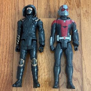 Antman and Hawkeye action figures